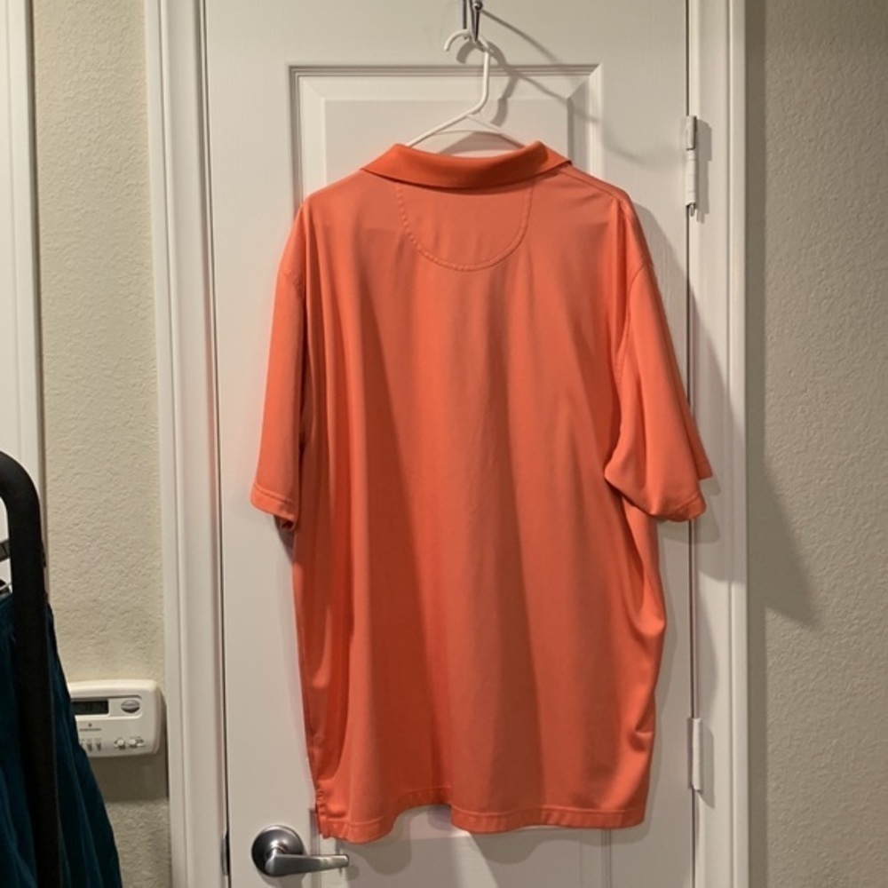Greg Norman Play Dry Orange/Coral Polo Golf Shirt Size XXL EUC #0327 - Picture 3 of 8